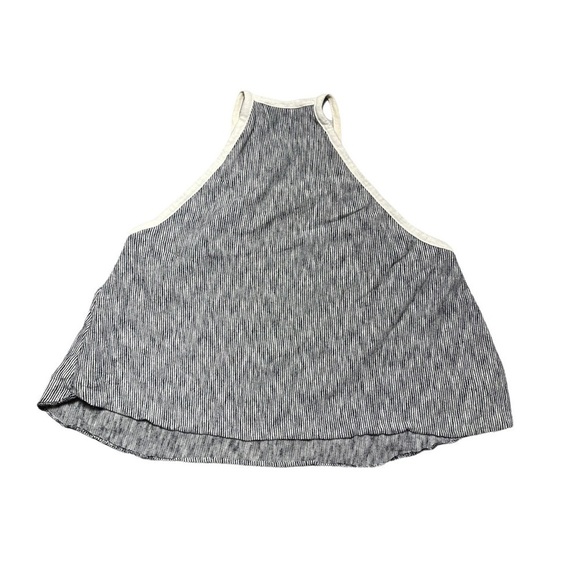 Zara Knit Thin Striped Sleeveless Cropped Halter Top S - Picture 7 of 9